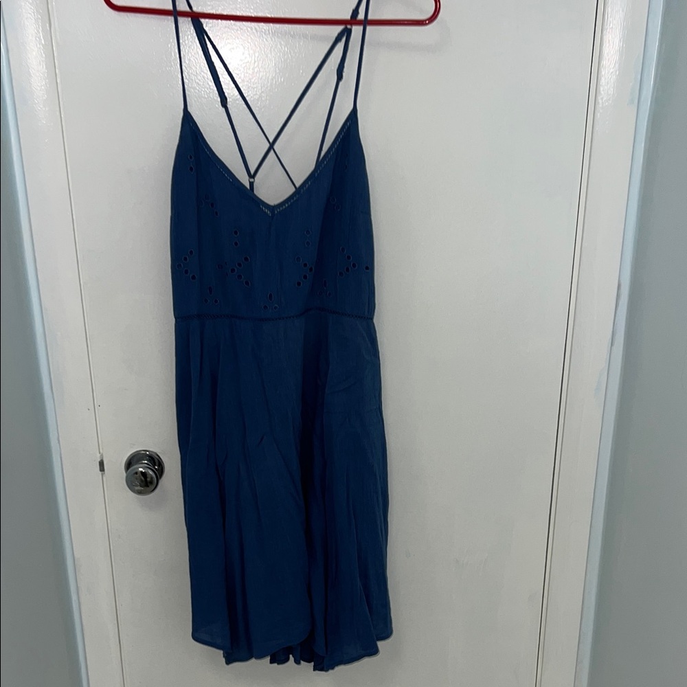 Blue Strappy Dress
